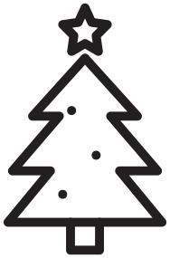 christmas tree charcoal
